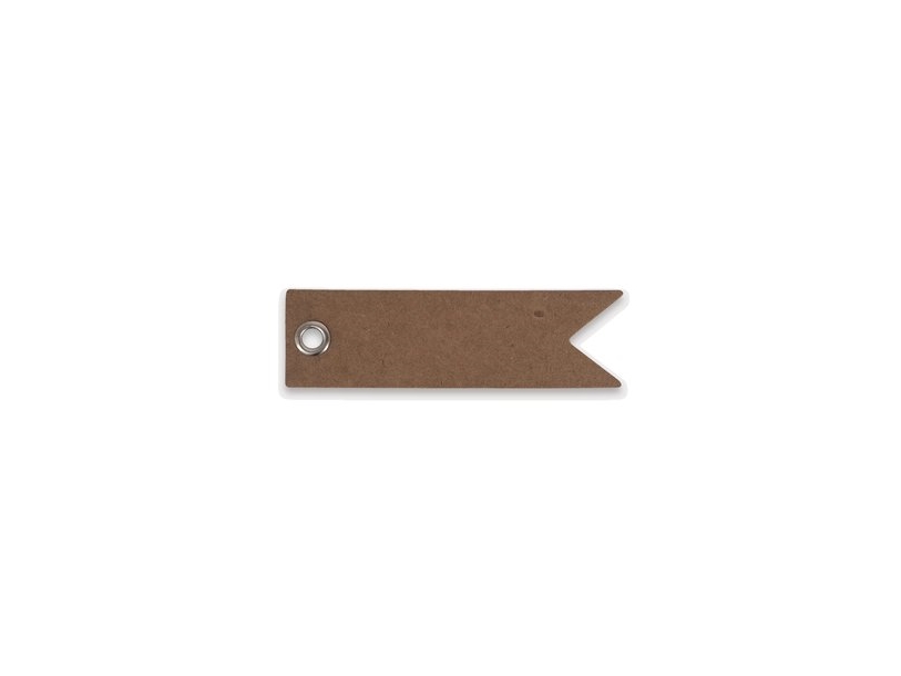 Geschenkanhänger Wimpel, 10 Stk
