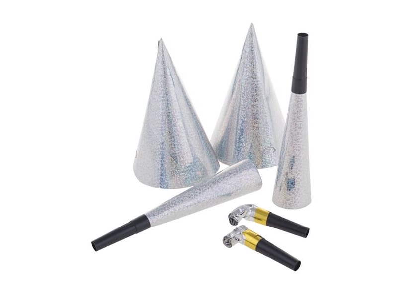 Silvester-Set Für 2, Silber