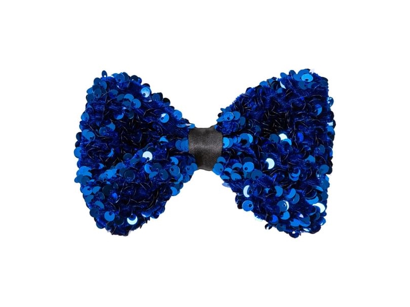 Blaue Paillettenfliege