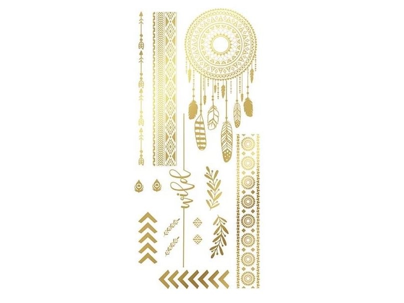Hippie Gold Tattoo