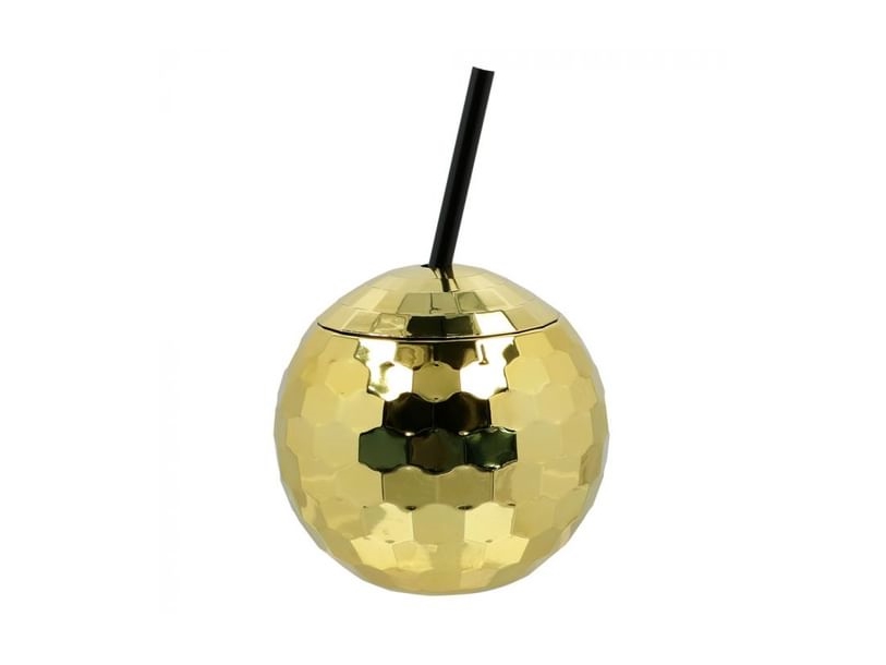 Goldene Discokugel Tasse
