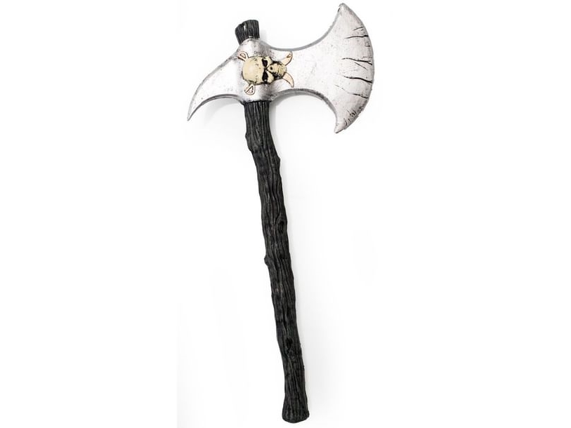 Økse Med Pirat Kranie, 60 Cm