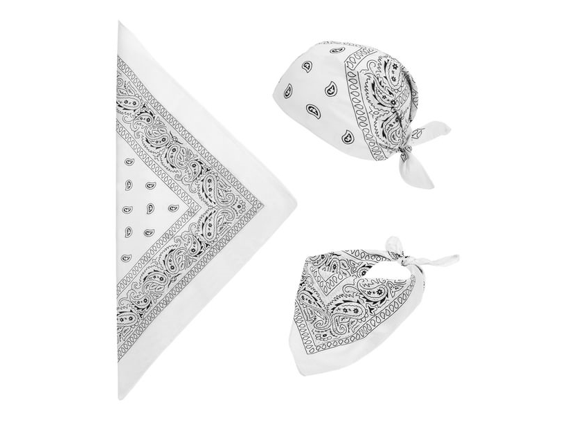 Weiße Bandana