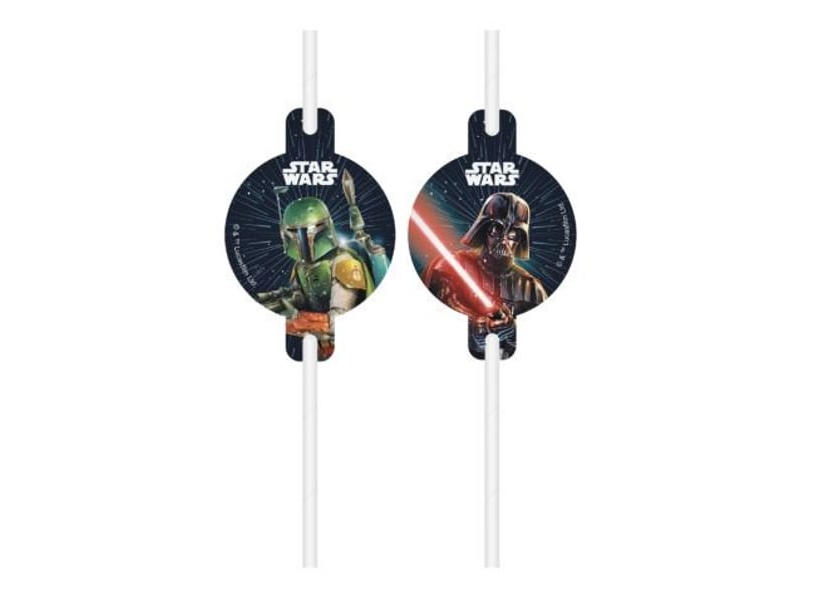 Star Wars Galaxie Papierstrohhalme