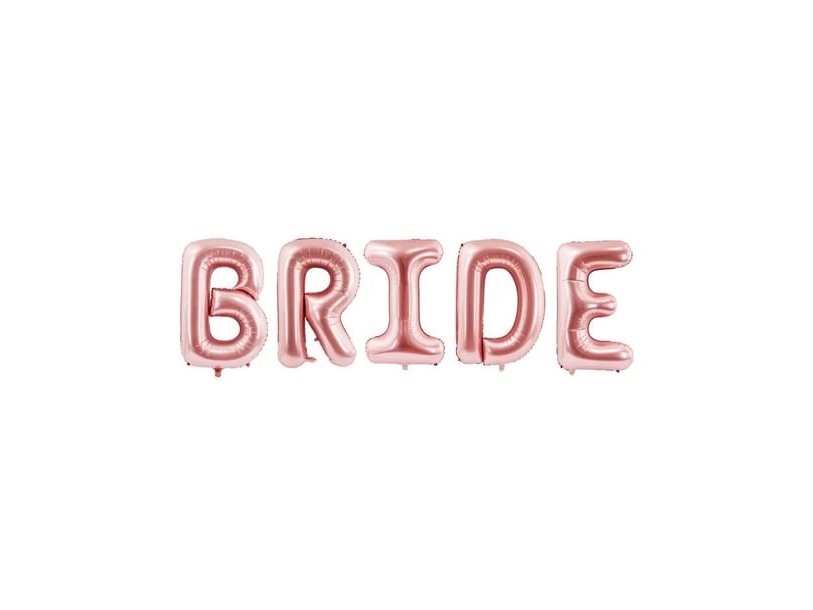 Rose Gold Bride Folieballon