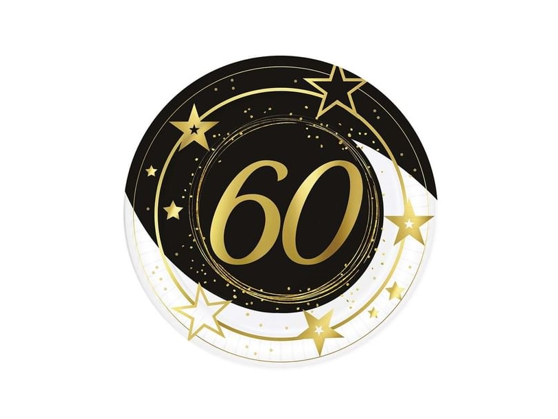 Pappteller 60 Jahre