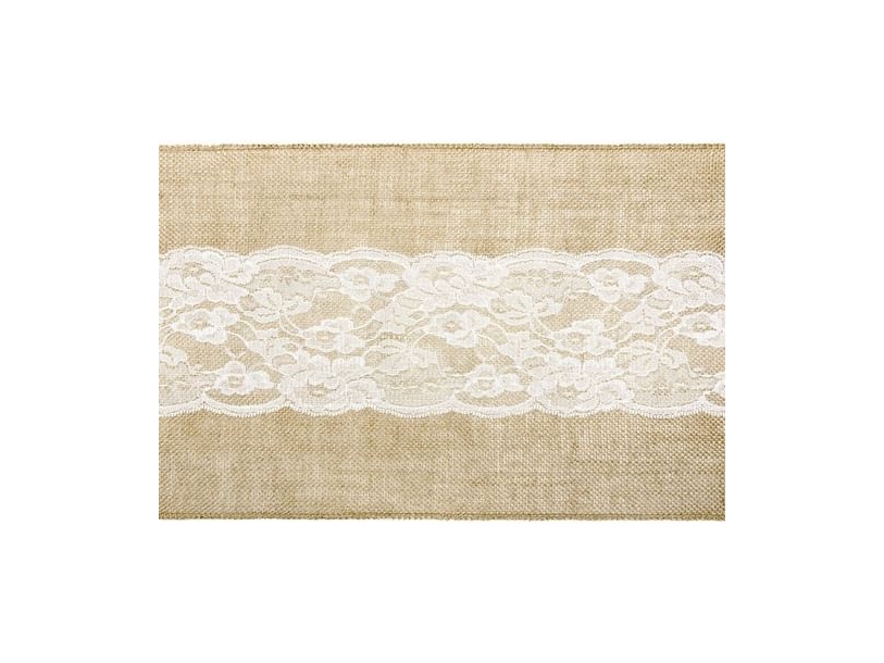 PartyDeco BJ3-KARTON, Rektangulär, Vit, 280 mm, 2750 mm, 80 mm, 285 mm | Bordssättning - Textil för bordet - Bordstabletter | GameStuff