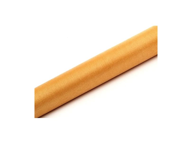Guld Glitter Organza