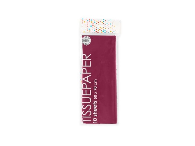 Weinrotes Seidenpapier, 10 Blatt