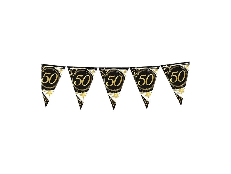 Wimpelgirlande 50 Jahre