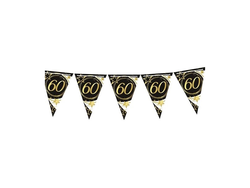 Wimpelgirlande 60 Jahre