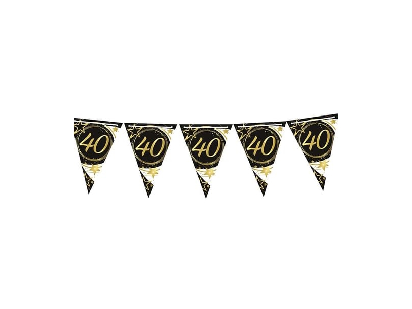Wimpelgirlande 40 Jahre