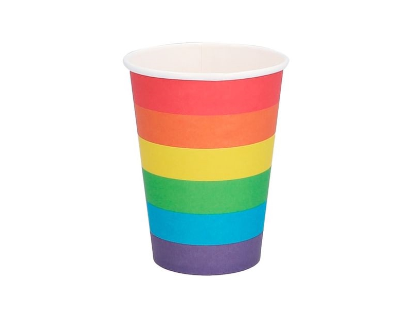 Regenbogen Becher