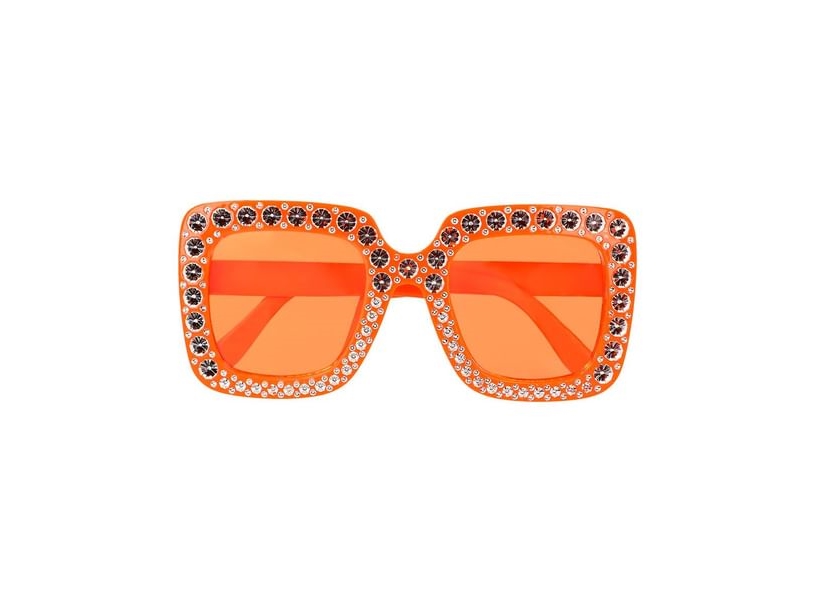 Orange Bling Bling Briller