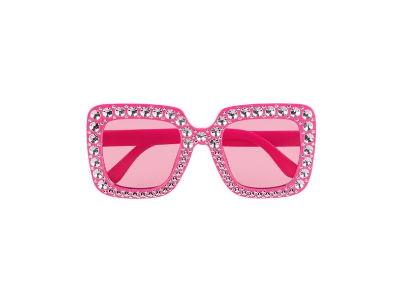 Hot Pink Bling Bling Briller