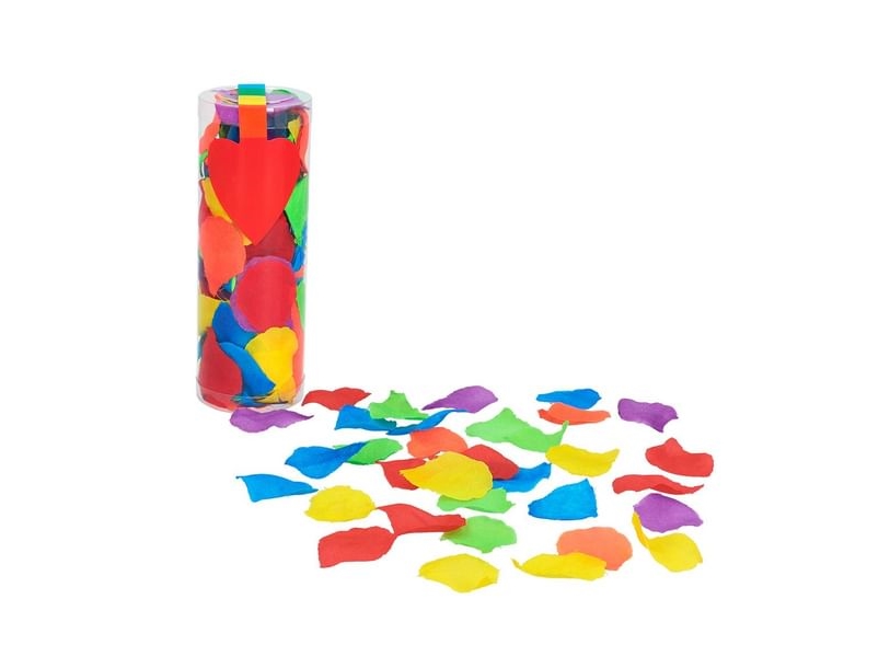 Regenbogen-Rosenblüten