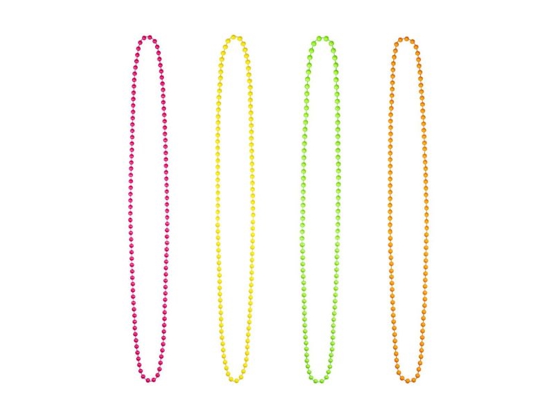 Neon-Perlenketten