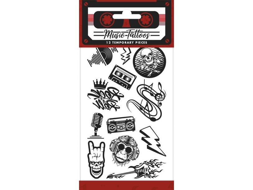Rock tatoveringer | Leksaker - Rollek - Kostym tillbehör | GameStuff