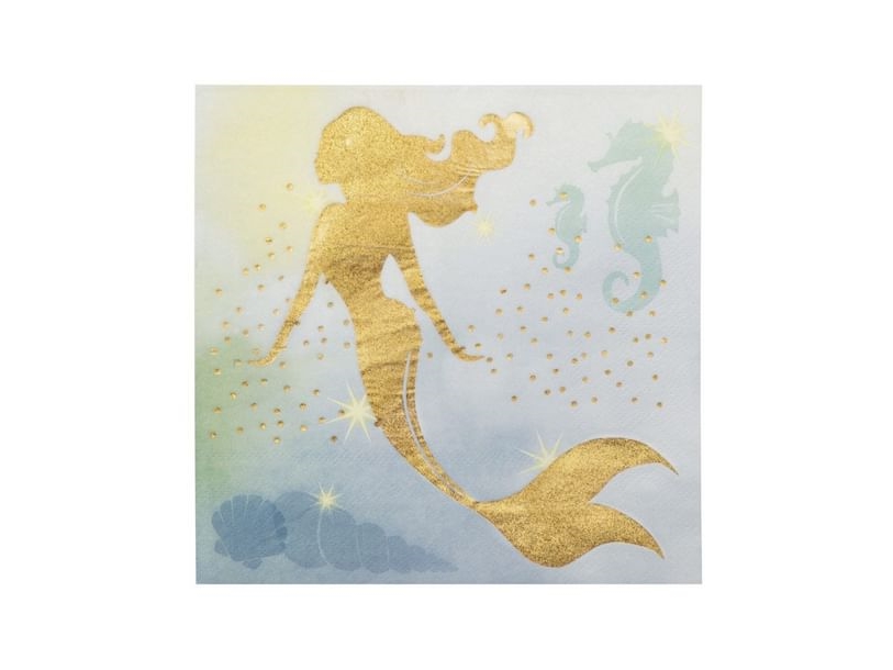 Mermaid servietter | N - A | GameStuff