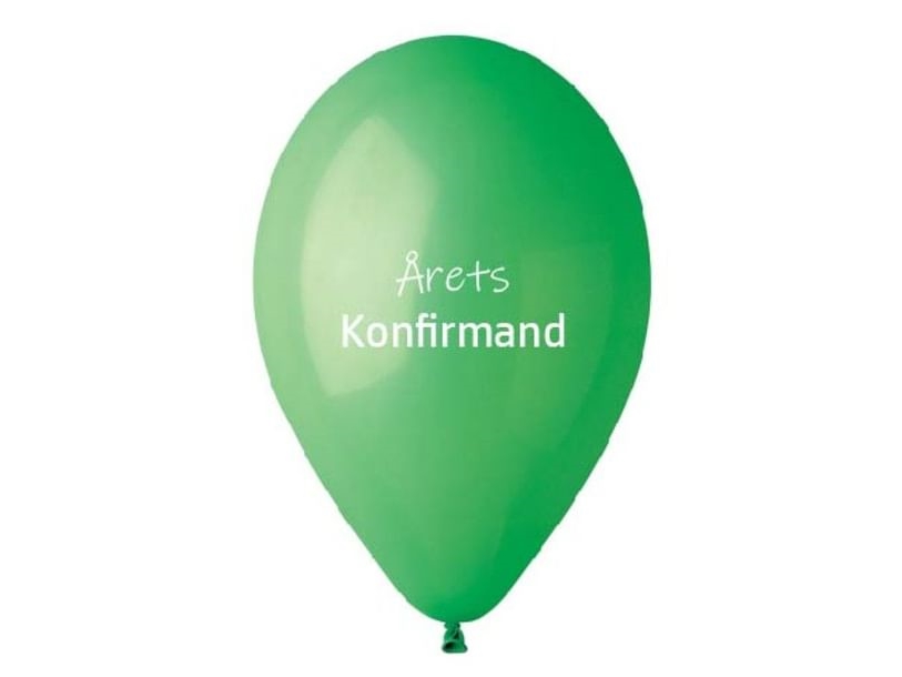 Konfirmand Des Jahres Luftballon, Grün