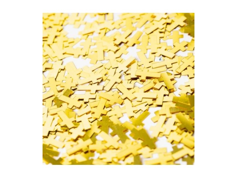 Goldkreuz-Konfetti