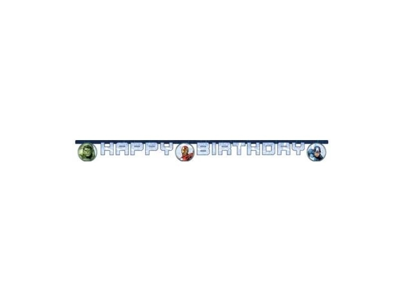 Avengers Infinity Stones Bogstav Banner