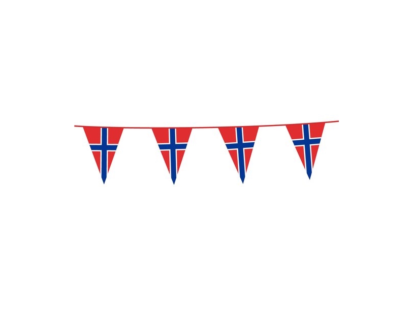 Wimpelgirlande Norwegen