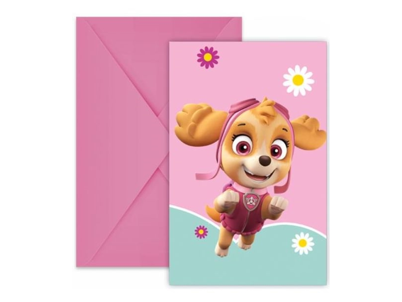 Paw Patrol Skye Einladungen