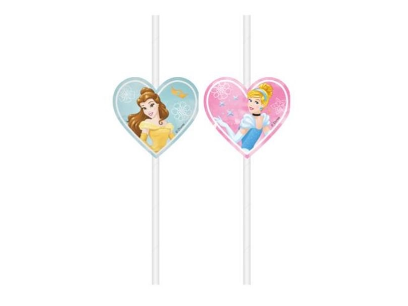 Disney Princess Papierstrohhalme