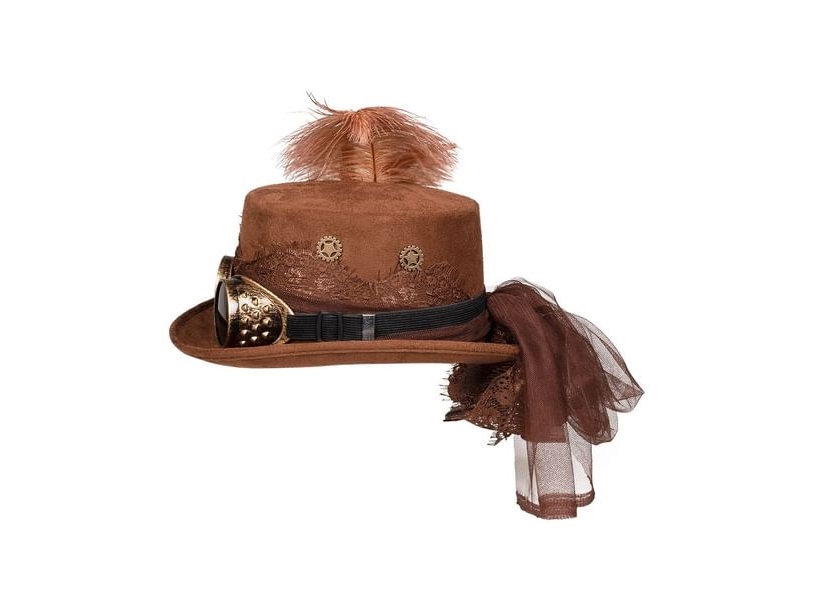 Steampunk Hat Med Briller