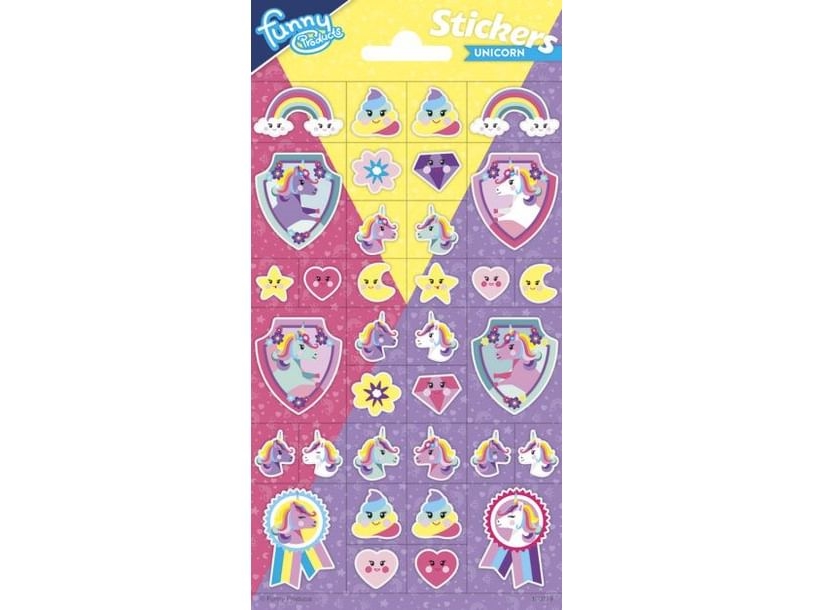 Totum Sticker sheet Glitter - Unicorn