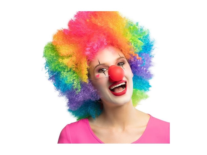 Rote Clown-Gumminase Mit Geräusch