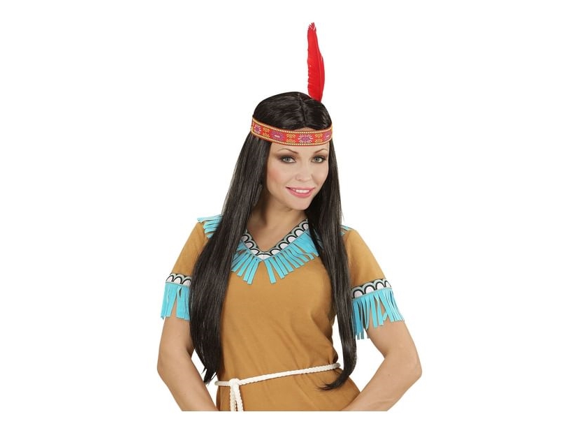 Indianer Paryk Med Bånd