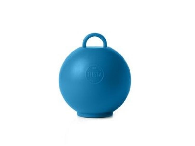 Blaue Kugel Ballon Skala