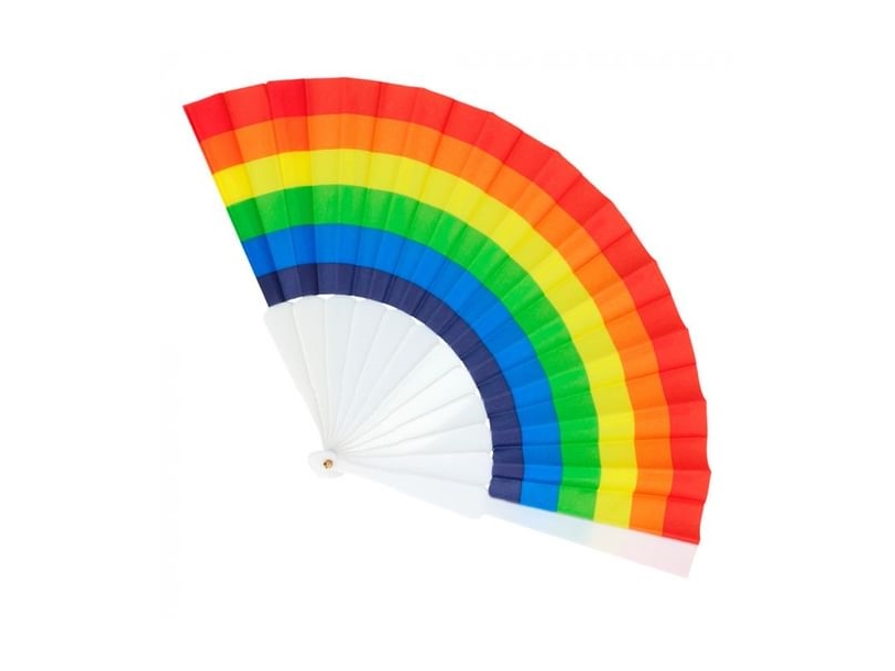 Regenbogen-Fan