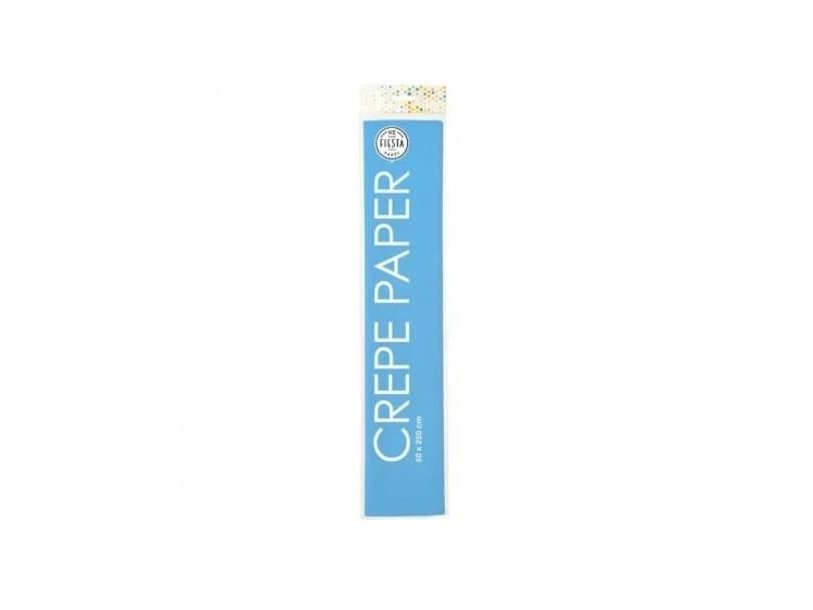 Krepppapier, Hellblau