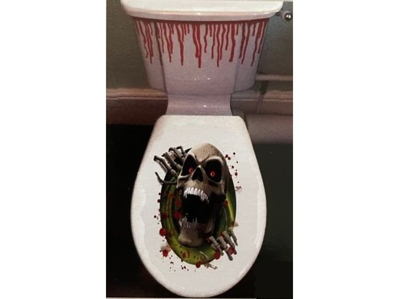 Dekoration Der Toilette Skelet