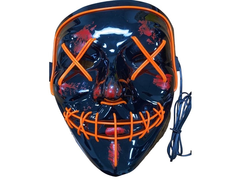 Die Purge Led-Maske Mit Orangem Licht