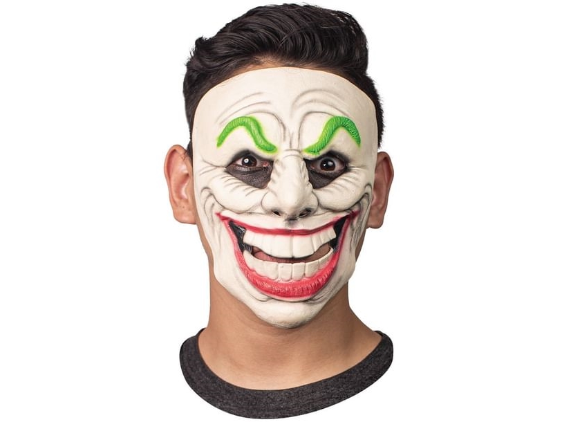 Jester Clown Halvmaske