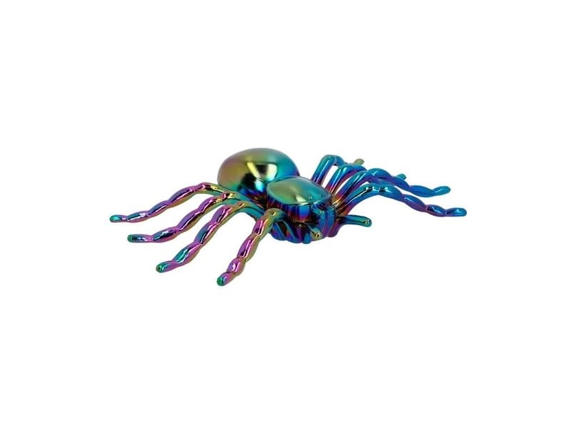 Große Spinne Regenbogenfarben