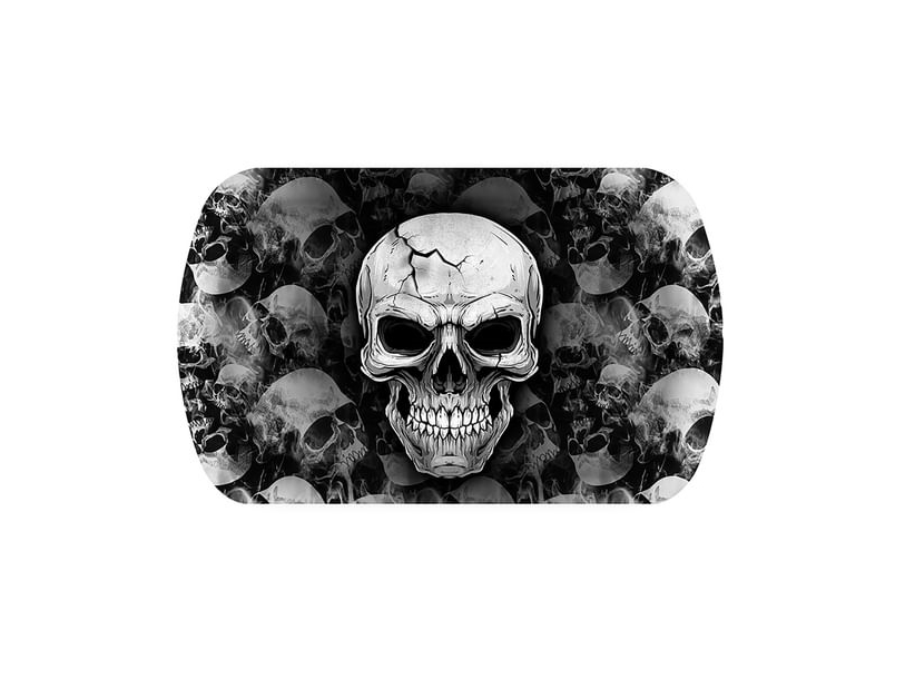 Serviertablett Mit Totenkopf