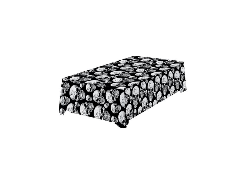 Plastik-Tischdecke Mit Totenkopf
