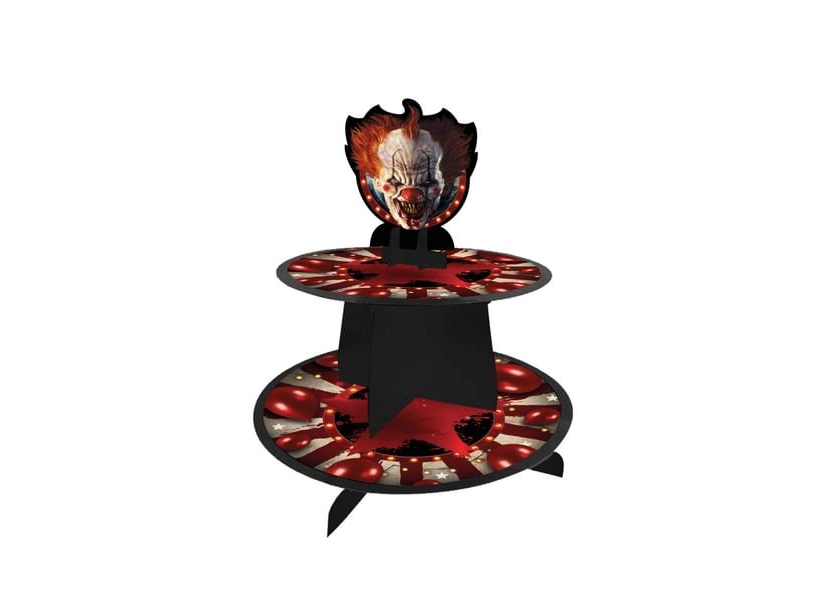 Böser Clown-Kuchenständer