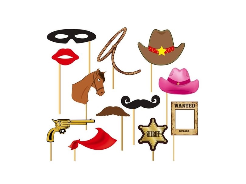 Cowboy-Fotosatz
