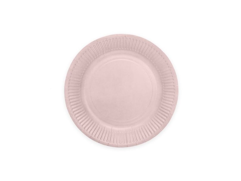 Rose Gold Paptallerkner, 23Cm 16 Stk