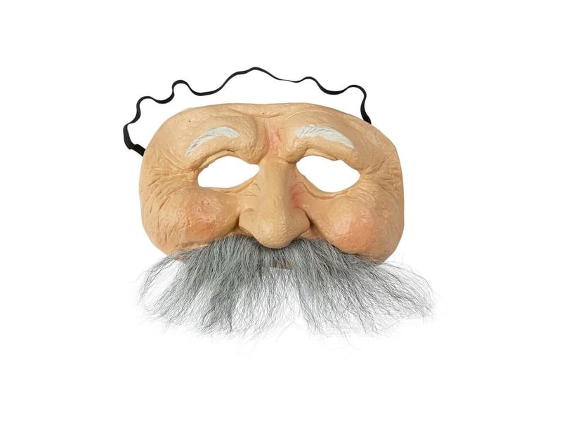 Halvmaske Med Overskæg