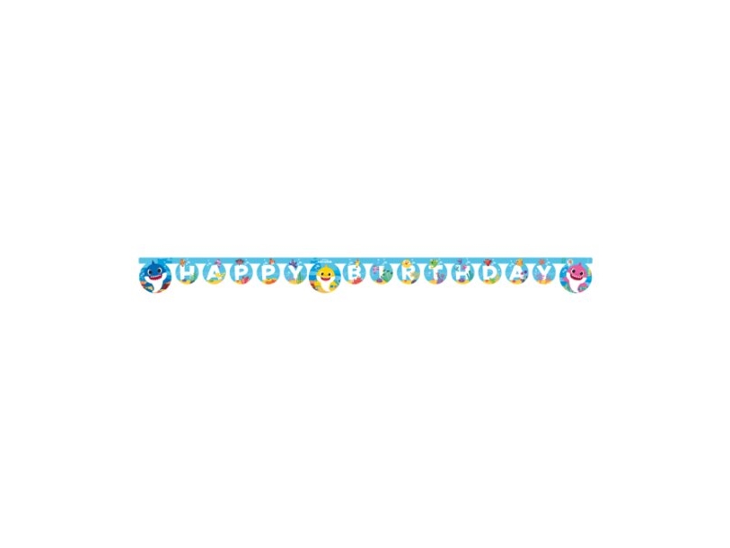 Baby Shark Bogstavsbanner
