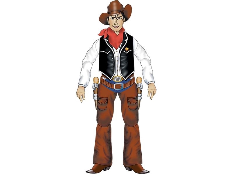 Cowboy-Figur, 140 Cm