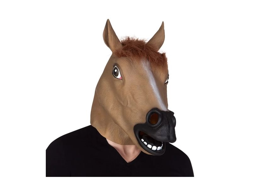 Brun hestemaske | Leksaker - Rollek - Kostym | GameStuff