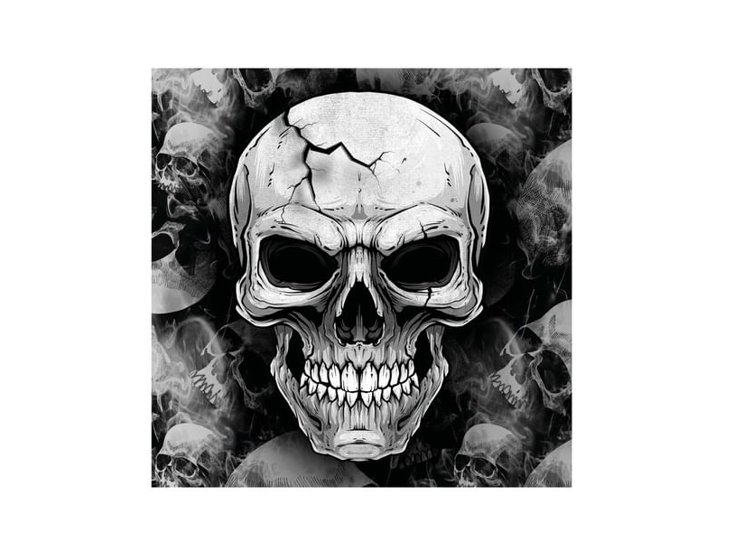 Totenkopf-Servietten